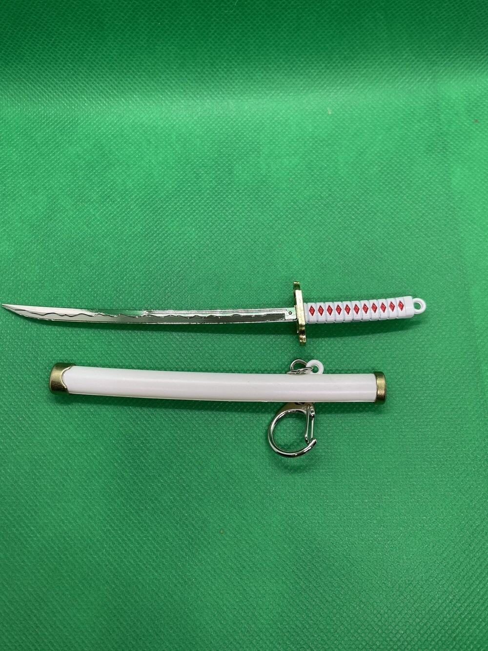 Mini Japanese Katana Samurai Sword Envelope Letter Opener Katana Keychain Stand